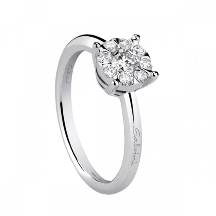 Anello solitario SALVINI Daphne in oro 18kt - 20041171 | RomanoGioielli