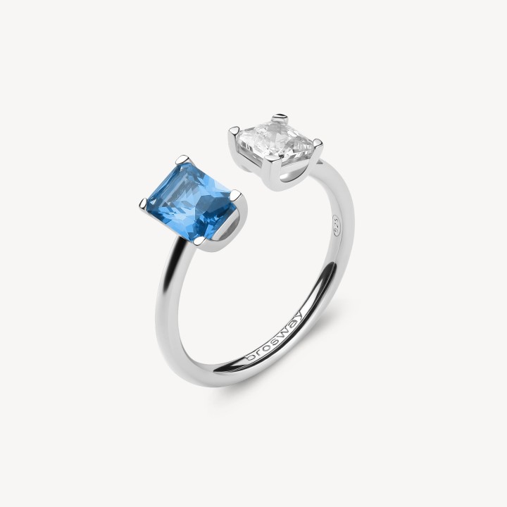 Anello donna Brosway FFB09B collezione Fancy colore Freedom Blue
