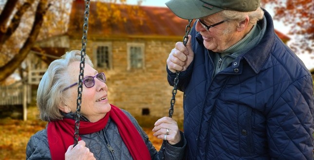 Elderly couple